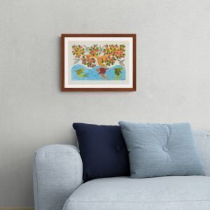 Fishes paper Painting