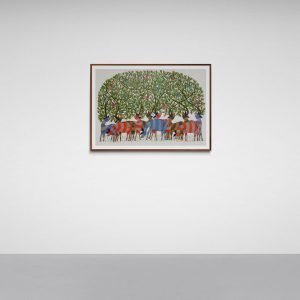 Grazing Deers Canvas Painting