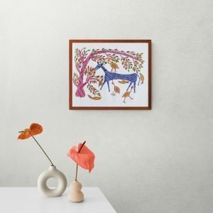 Horse and Birds Canvas painting