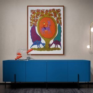 Horse rider in the wild Canvas Painting