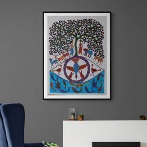 Land Sky and Water Canvas Painting