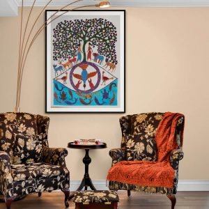 Land Sky and Water Tribal Art