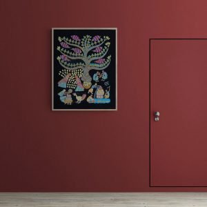 Mahua Process canvas painting