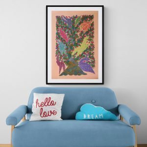 Peacock and Birds wall Painting