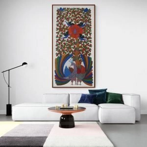 Peacocks and Birds Aryclic Painting