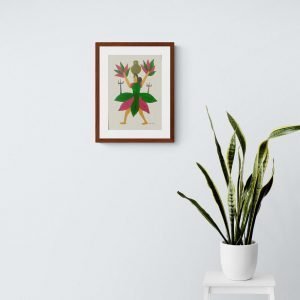 Phool Wati Angry Woman Gond Painting