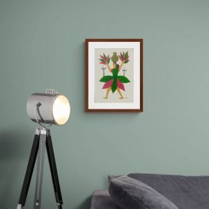 Phool Wati Angry Woman Paper Painting