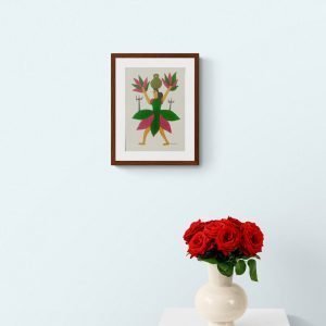 Phool Wati Angry Woman Tribal Painting