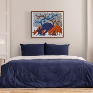 Three Deer tribal painting