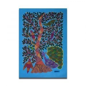 Tree of Life Peacock and Birds