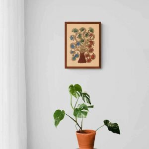 Tree of life and birds canvas painting