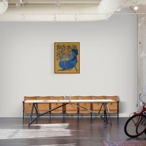 Tribal Woman resting Painting