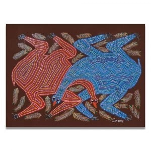 Two Birds Pithora Art