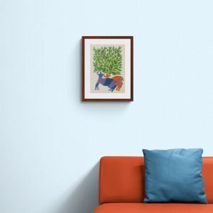 Wild Animals Gond Painting