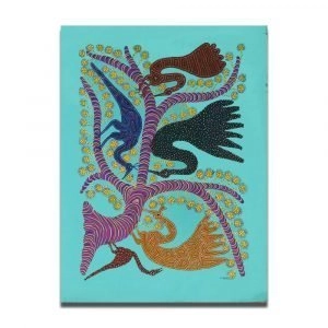 Wild birds Bhil Art