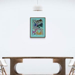 Wild birds Bhil painting