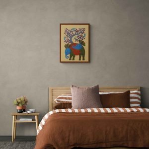 Elephants in the forest home decor