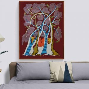 Peeping animals canvas art