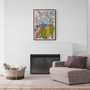 Two Bear Gond Painting