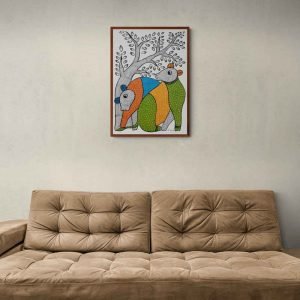 Two Bears wall Painting