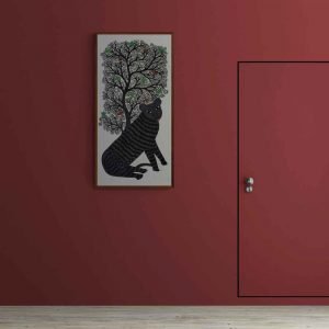 Black Panther Gond Painting