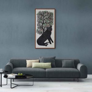 Black Panther Tribal Painting