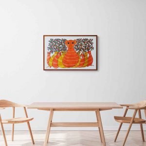 Family of wild animal painting
