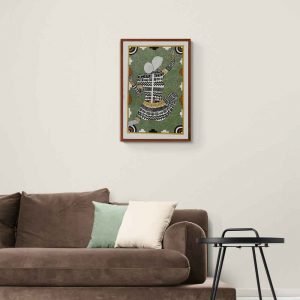 Tribal tattoo woman gond painting