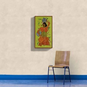 Tribal woman gond painting