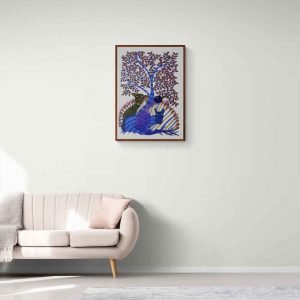 Wild animal and bird canvas painting