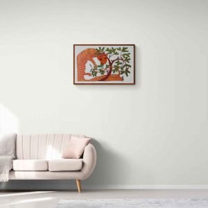 wild animal canvas painting