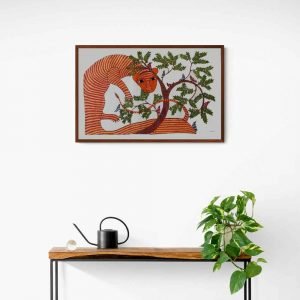 wild animal gond painting