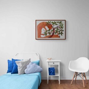 wild animal tribal painting